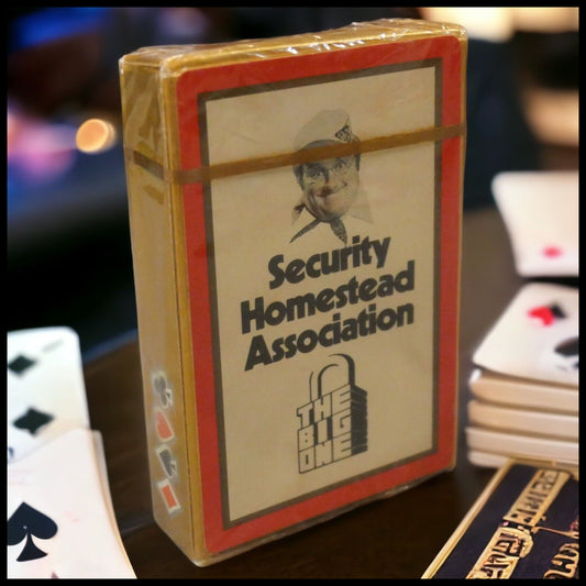 Vintage 1960's New Orleans Security Homestead Association The Big One Playing Cards (Ain’t Dere No More)