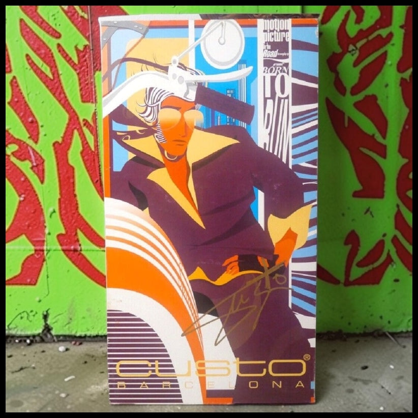 Spanish Custo Dalmau Signed Fashion Movie Poster Style Posterboard Display