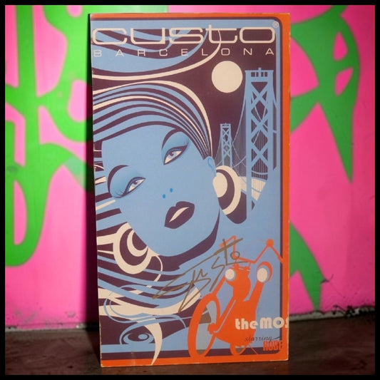 Spanish Custo Dalmau Signed Fashion Movie Poster Style Posterboard Display