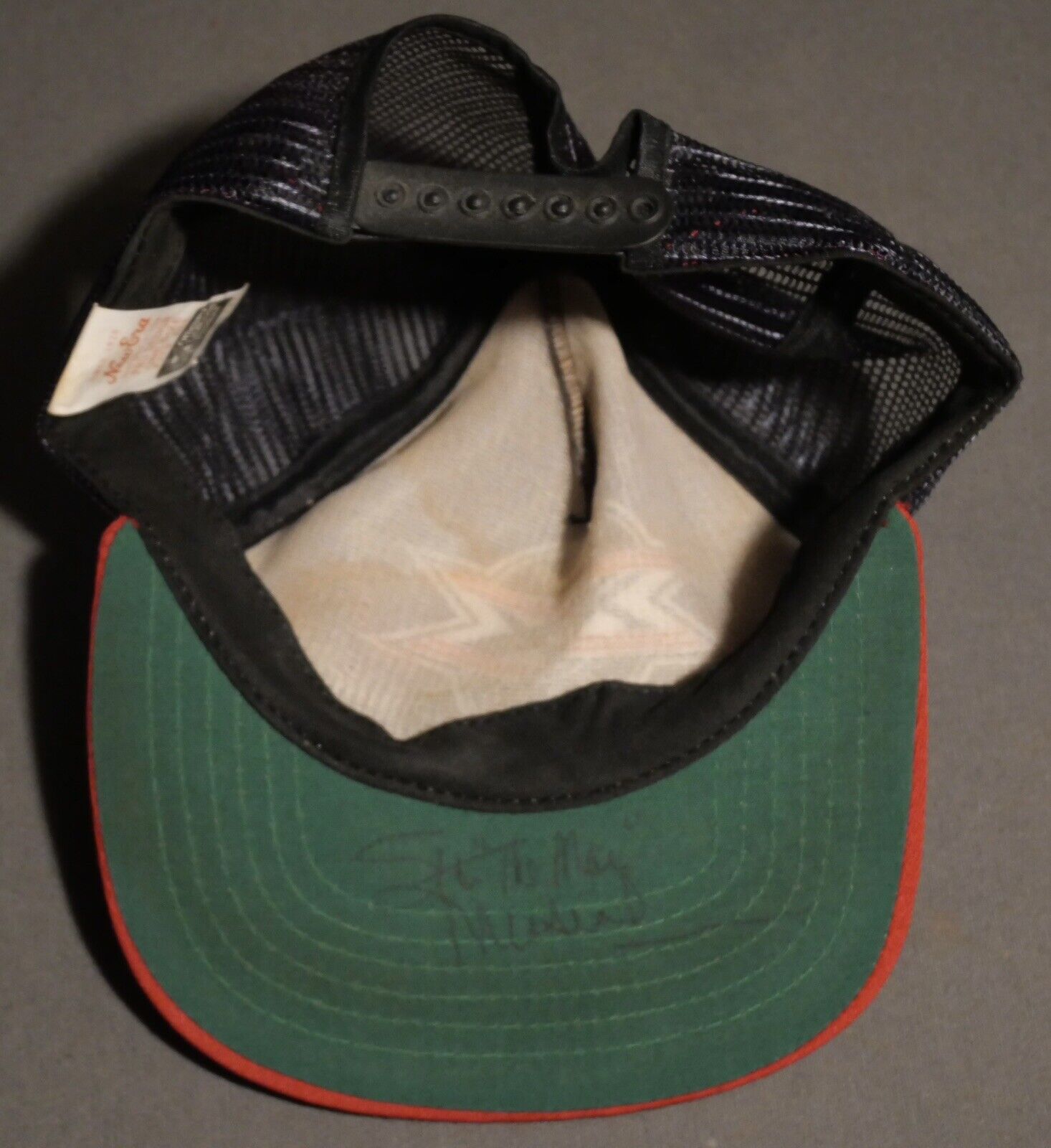 1986 Super Bowl XX Hat Signed by Stan "The Man" Musial (New Orleans)