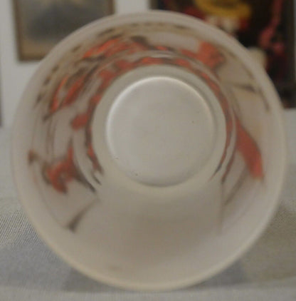 Vintage 1950's New York City Frosted Souvenir Glass