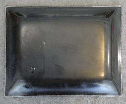 Vintage 1970's American Trucking Association Goodyear  Smoked Glass Trinket Tray
