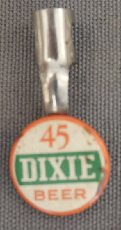Vintage 1950's Dixie 45 Beer Metal Pencil Eraser Topper (New Orleans Ain’t Dere No More)