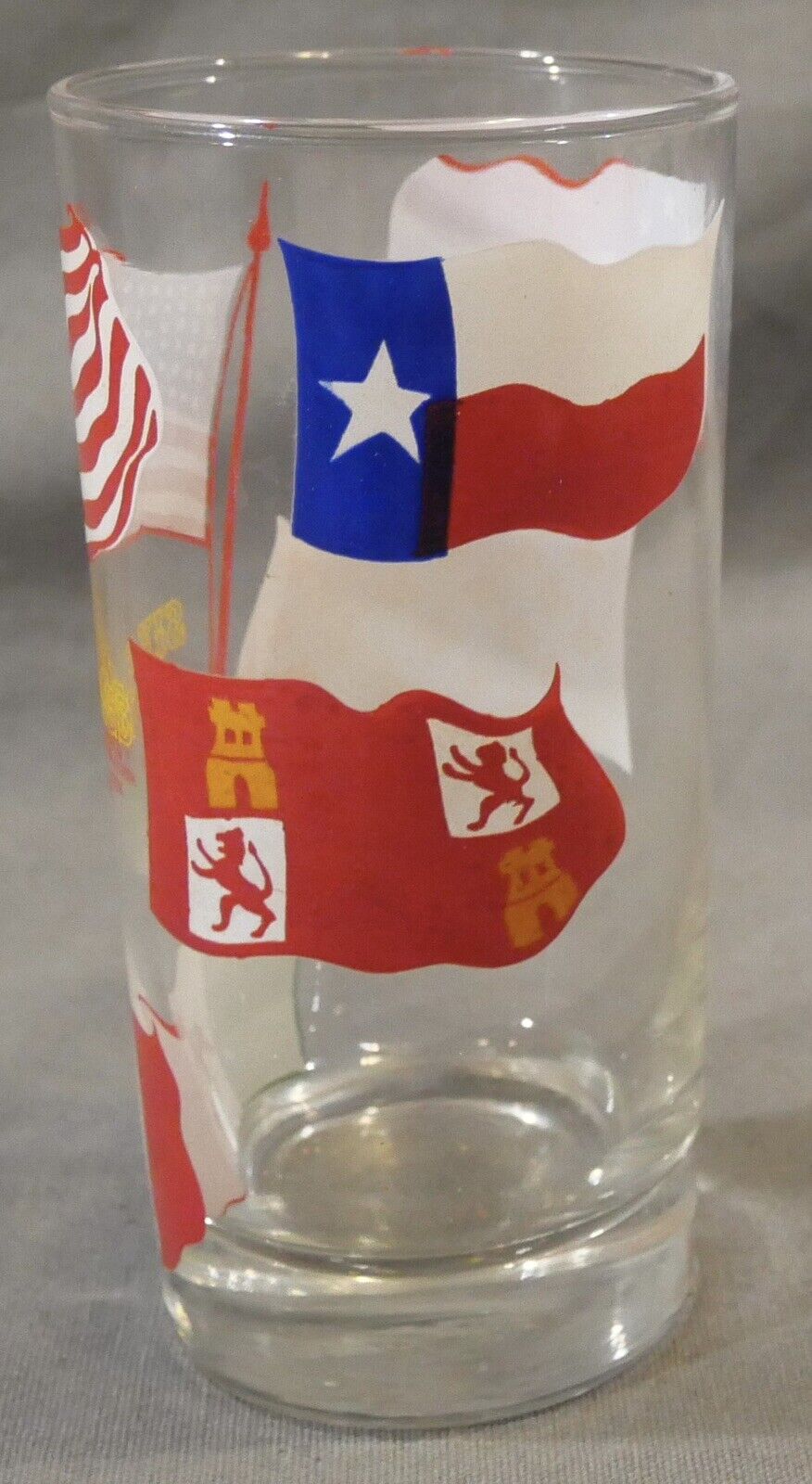 Vintage 1960's Six Flags Over Texas Souvenir Highball Glass