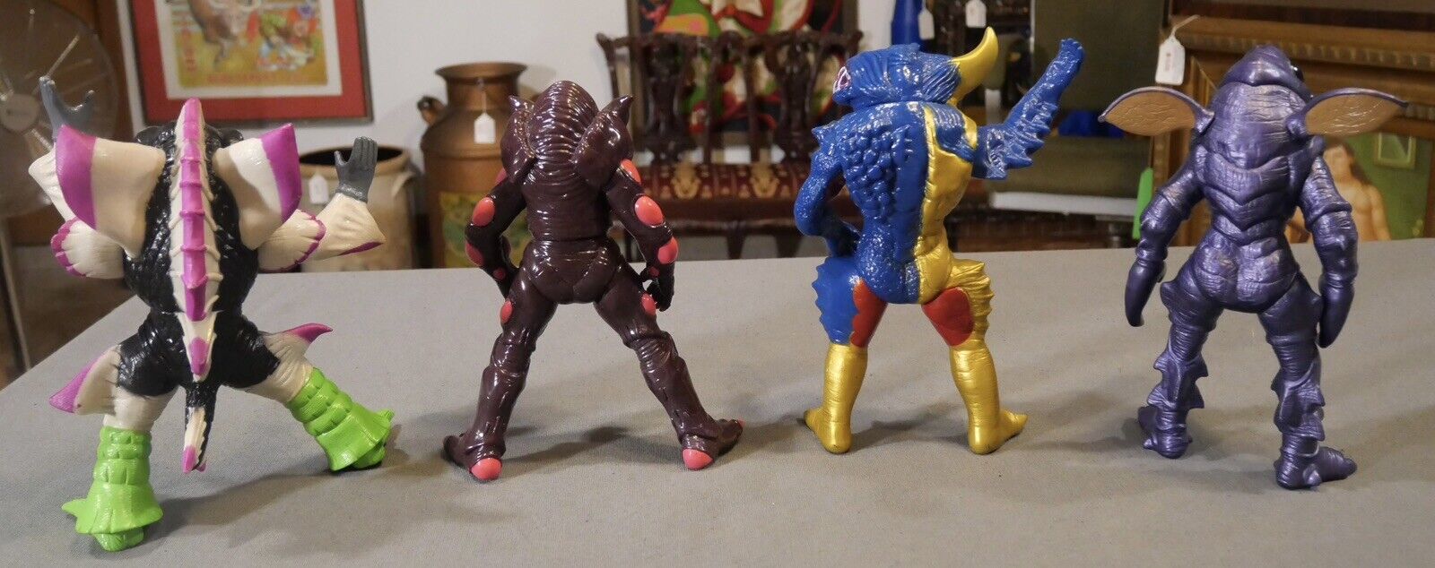 Lot of 4 1993 Bandai Mighty Morphin Power Rangers Villain Monster Action Figures